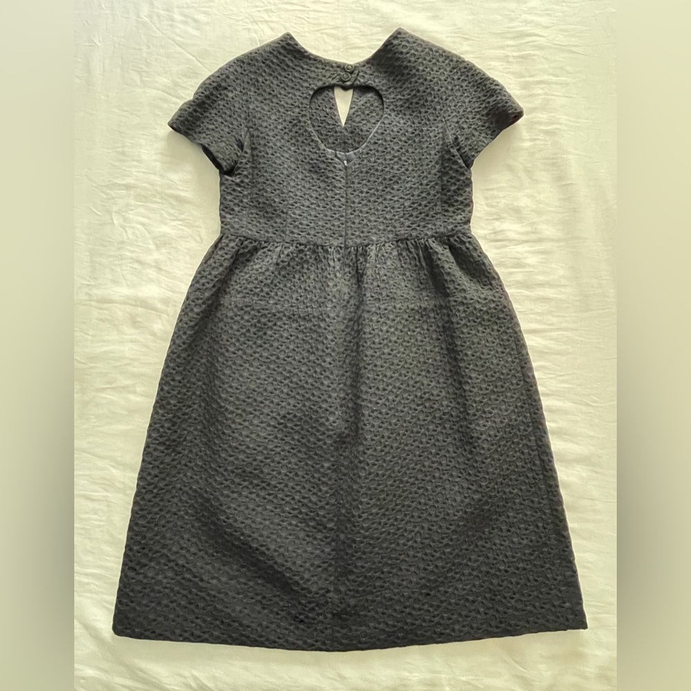 Navy textured midi dress by Orla Kiley (size 8) - Picture 4 of 6